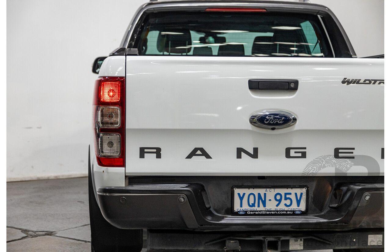 7/2017 Ford Ranger Wildtrak 3.2 (4x4) PX MKII MY17 4d Dual Cab P/Up White Turbo Diesel 3.2L