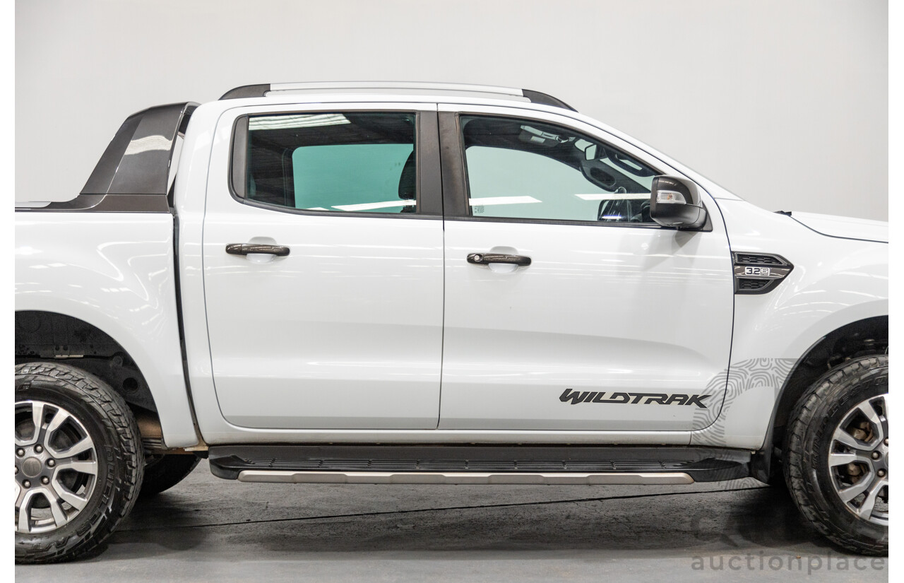 7/2017 Ford Ranger Wildtrak 3.2 (4x4) PX MKII MY17 4d Dual Cab P/Up White Turbo Diesel 3.2L