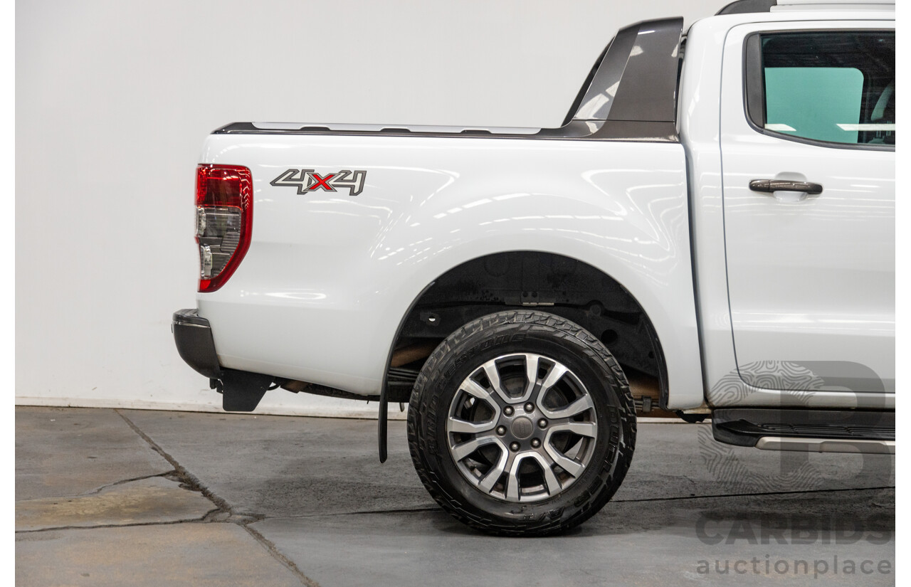 7/2017 Ford Ranger Wildtrak 3.2 (4x4) PX MKII MY17 4d Dual Cab P/Up White Turbo Diesel 3.2L