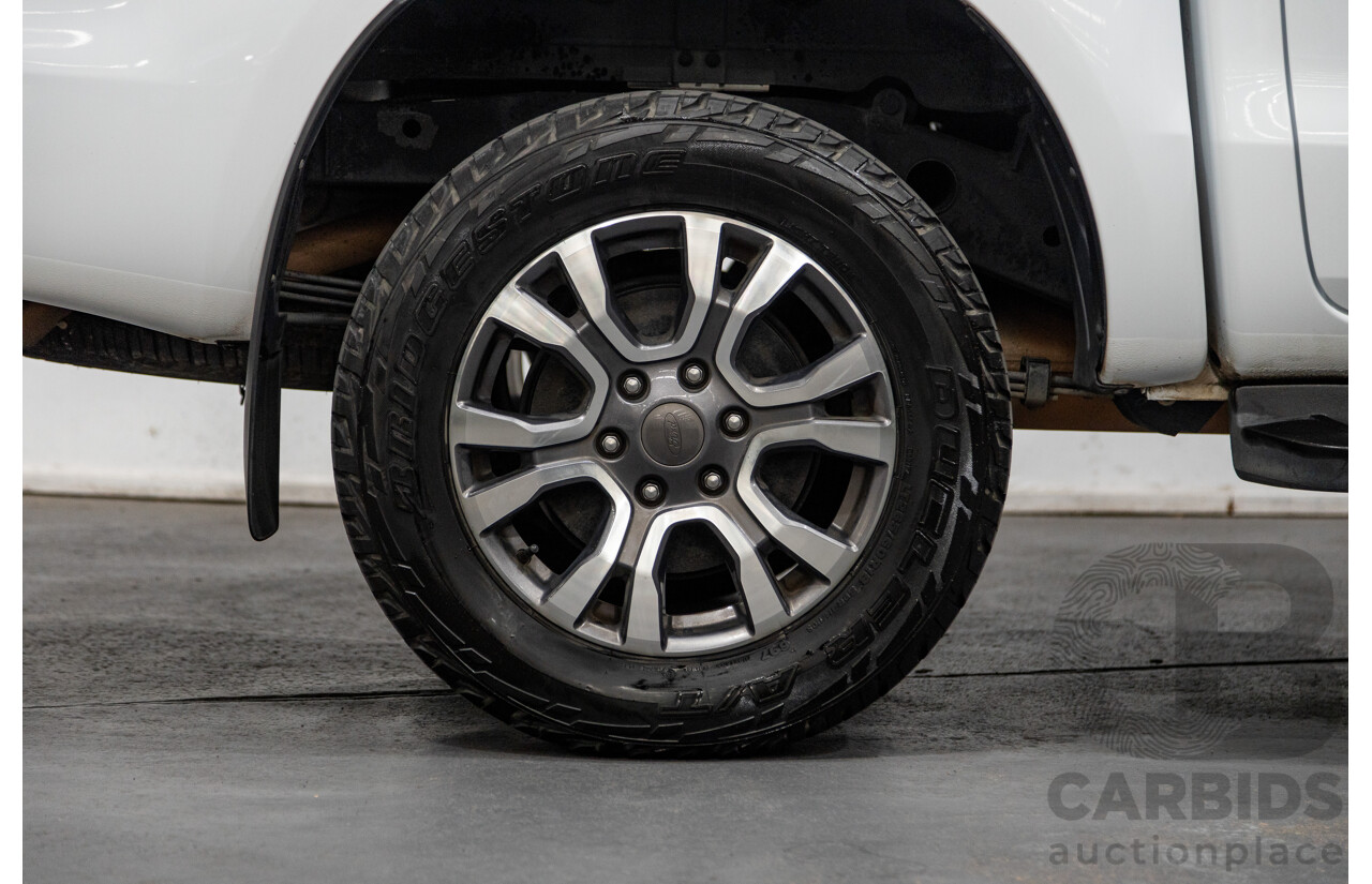 7/2017 Ford Ranger Wildtrak 3.2 (4x4) PX MKII MY17 4d Dual Cab P/Up White Turbo Diesel 3.2L