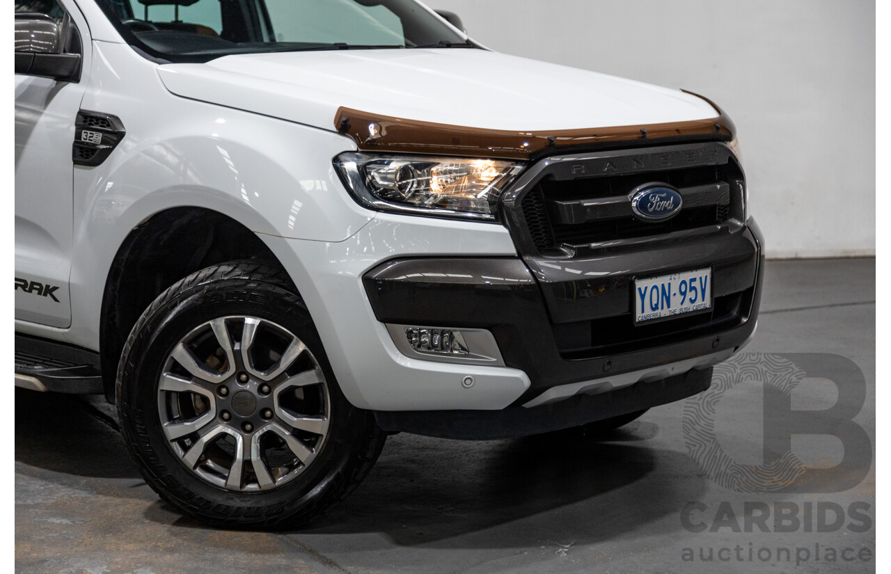 7/2017 Ford Ranger Wildtrak 3.2 (4x4) PX MKII MY17 4d Dual Cab P/Up White Turbo Diesel 3.2L