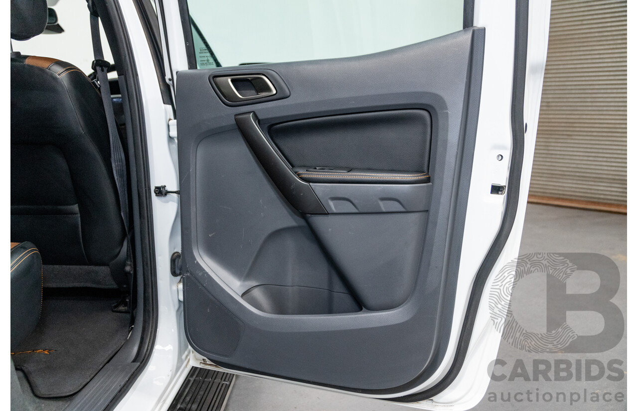 7/2017 Ford Ranger Wildtrak 3.2 (4x4) PX MKII MY17 4d Dual Cab P/Up White Turbo Diesel 3.2L