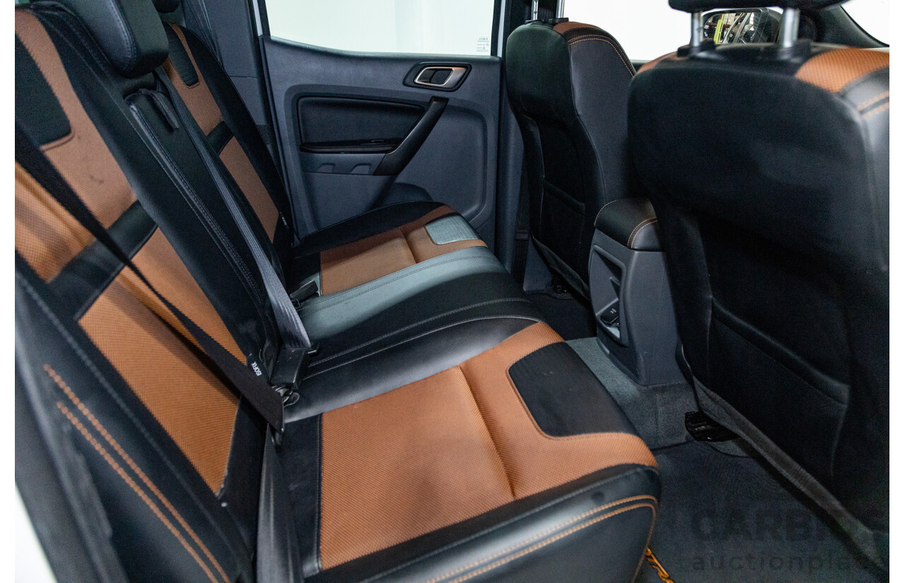 7/2017 Ford Ranger Wildtrak 3.2 (4x4) PX MKII MY17 4d Dual Cab P/Up White Turbo Diesel 3.2L