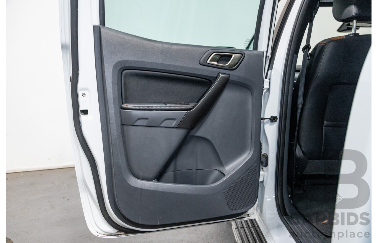 7/2017 Ford Ranger Wildtrak 3.2 (4x4) PX MKII MY17 4d Dual Cab P/Up White Turbo Diesel 3.2L