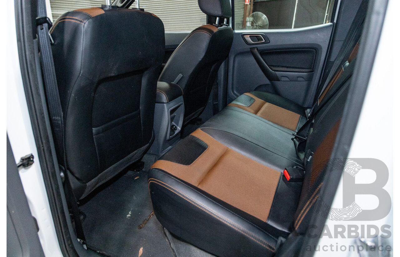 7/2017 Ford Ranger Wildtrak 3.2 (4x4) PX MKII MY17 4d Dual Cab P/Up White Turbo Diesel 3.2L