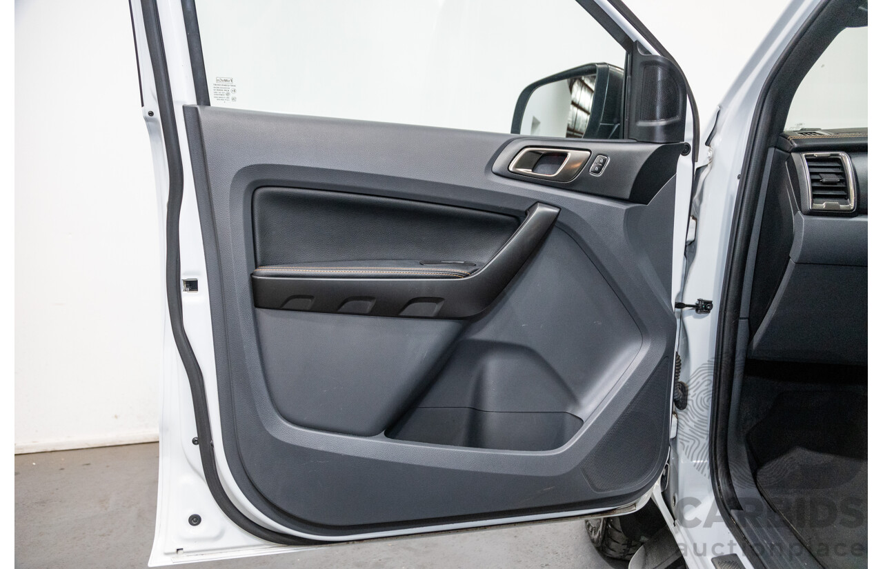 7/2017 Ford Ranger Wildtrak 3.2 (4x4) PX MKII MY17 4d Dual Cab P/Up White Turbo Diesel 3.2L