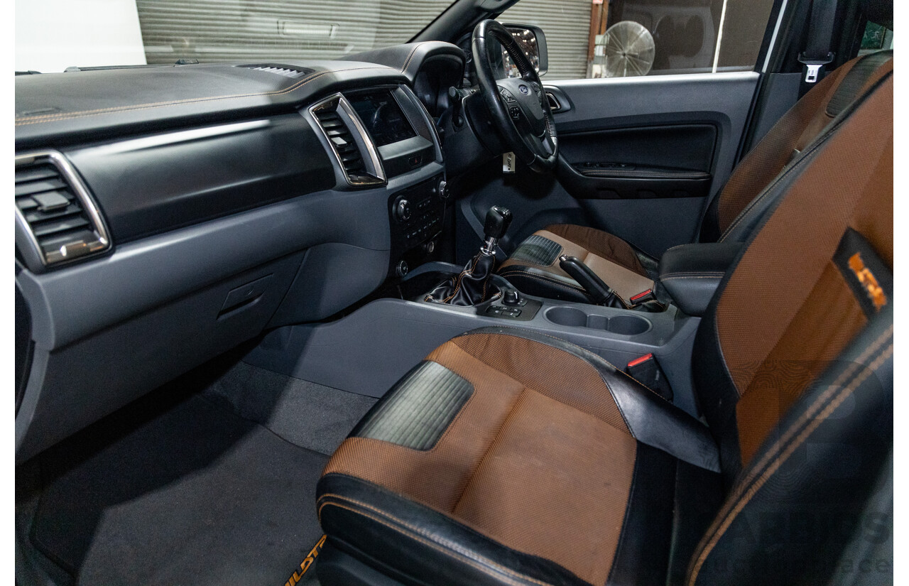 7/2017 Ford Ranger Wildtrak 3.2 (4x4) PX MKII MY17 4d Dual Cab P/Up White Turbo Diesel 3.2L