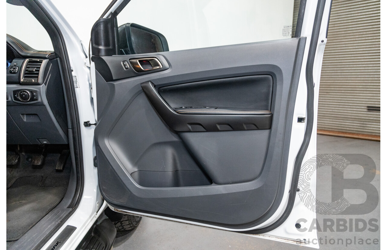 7/2017 Ford Ranger Wildtrak 3.2 (4x4) PX MKII MY17 4d Dual Cab P/Up White Turbo Diesel 3.2L