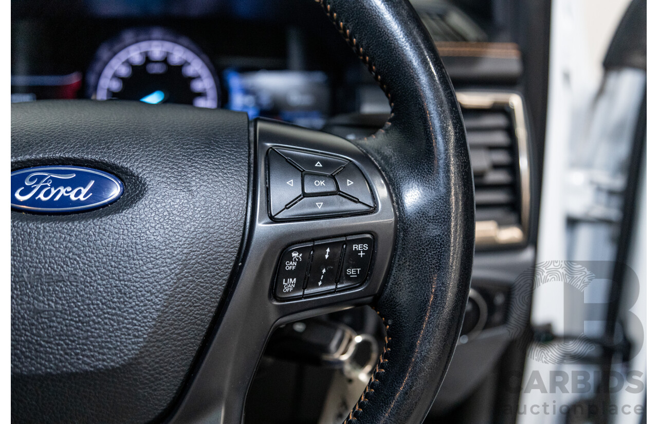 7/2017 Ford Ranger Wildtrak 3.2 (4x4) PX MKII MY17 4d Dual Cab P/Up White Turbo Diesel 3.2L