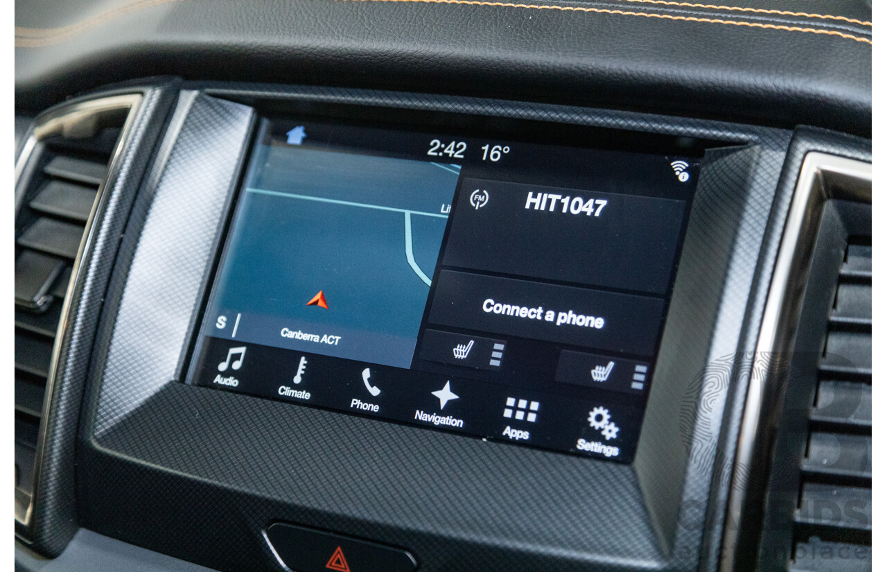 7/2017 Ford Ranger Wildtrak 3.2 (4x4) PX MKII MY17 4d Dual Cab P/Up White Turbo Diesel 3.2L