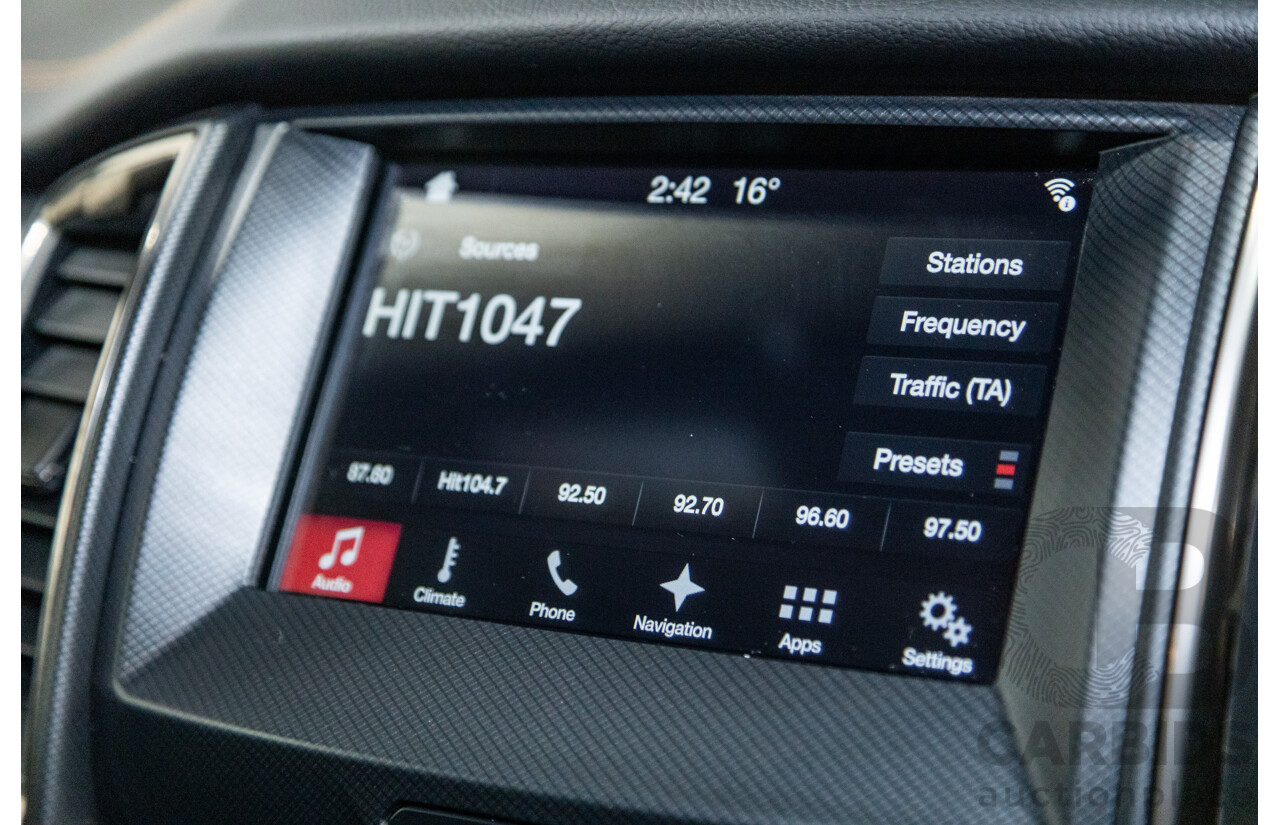 7/2017 Ford Ranger Wildtrak 3.2 (4x4) PX MKII MY17 4d Dual Cab P/Up White Turbo Diesel 3.2L