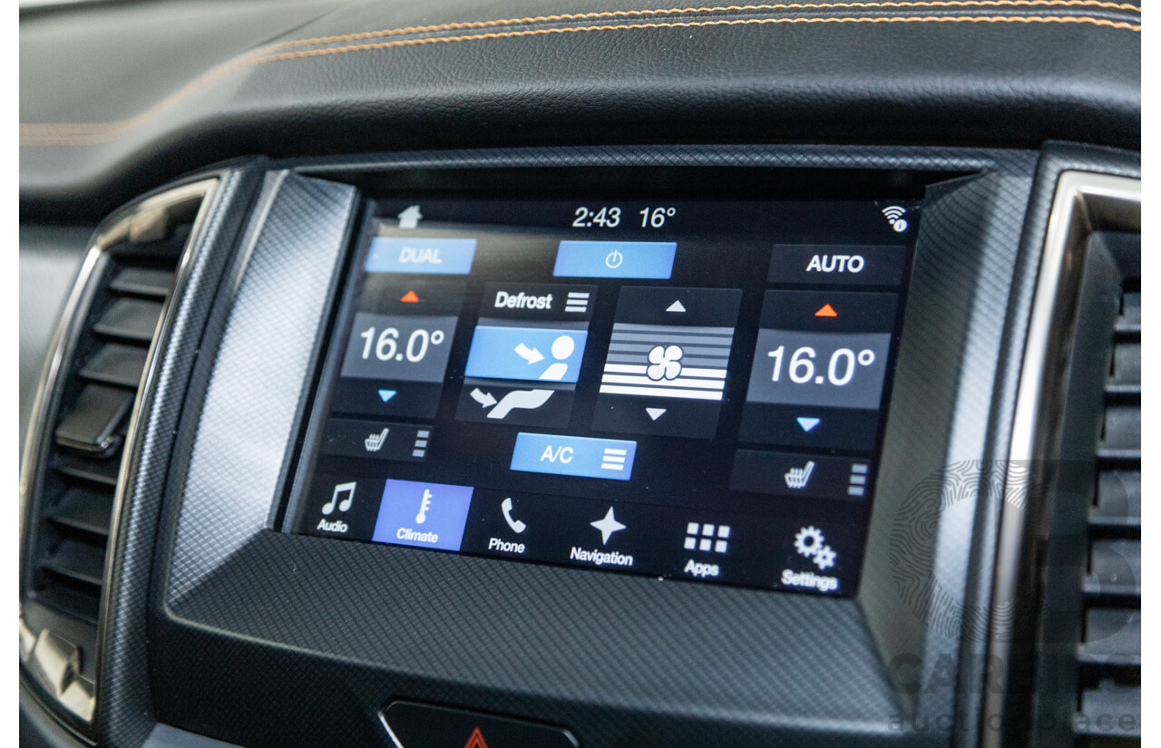 7/2017 Ford Ranger Wildtrak 3.2 (4x4) PX MKII MY17 4d Dual Cab P/Up White Turbo Diesel 3.2L