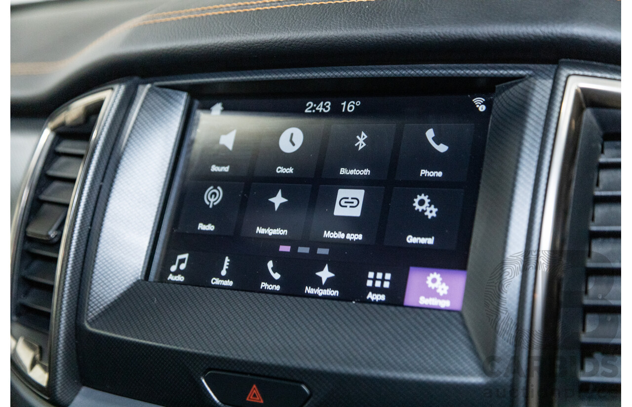 7/2017 Ford Ranger Wildtrak 3.2 (4x4) PX MKII MY17 4d Dual Cab P/Up White Turbo Diesel 3.2L