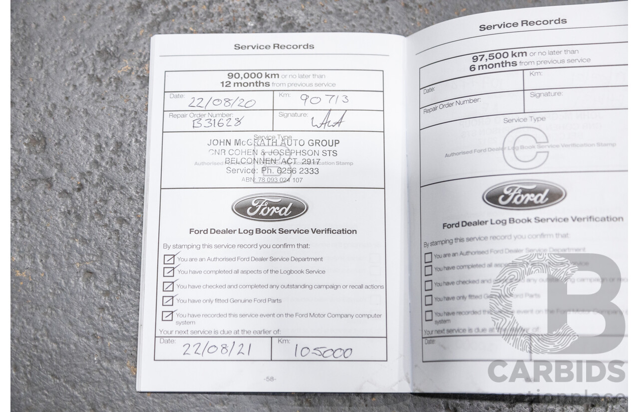 7/2017 Ford Ranger Wildtrak 3.2 (4x4) PX MKII MY17 4d Dual Cab P/Up White Turbo Diesel 3.2L