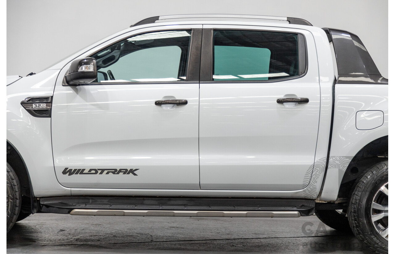 7/2017 Ford Ranger Wildtrak 3.2 (4x4) PX MKII MY17 4d Dual Cab P/Up White Turbo Diesel 3.2L