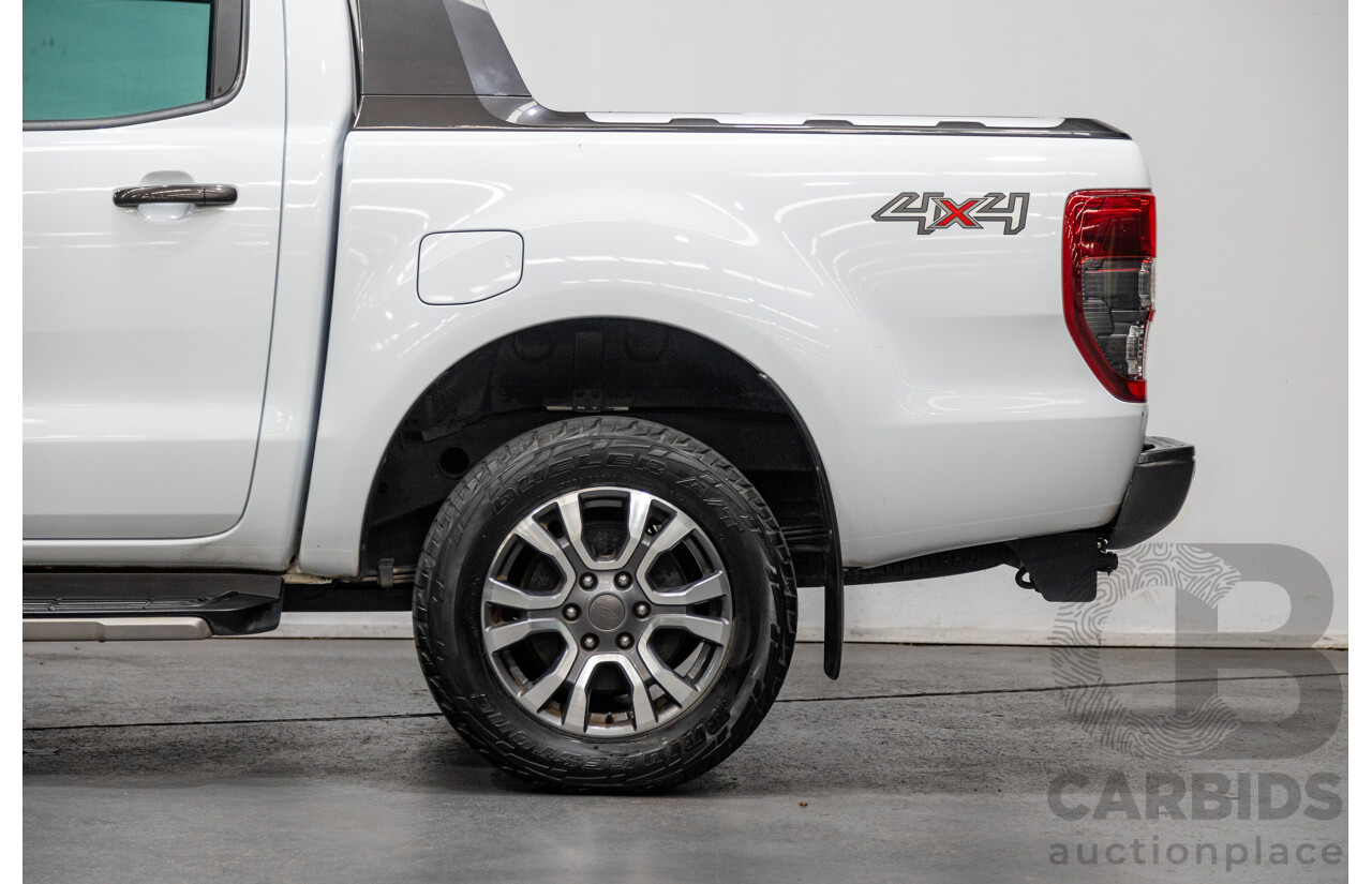 7/2017 Ford Ranger Wildtrak 3.2 (4x4) PX MKII MY17 4d Dual Cab P/Up White Turbo Diesel 3.2L