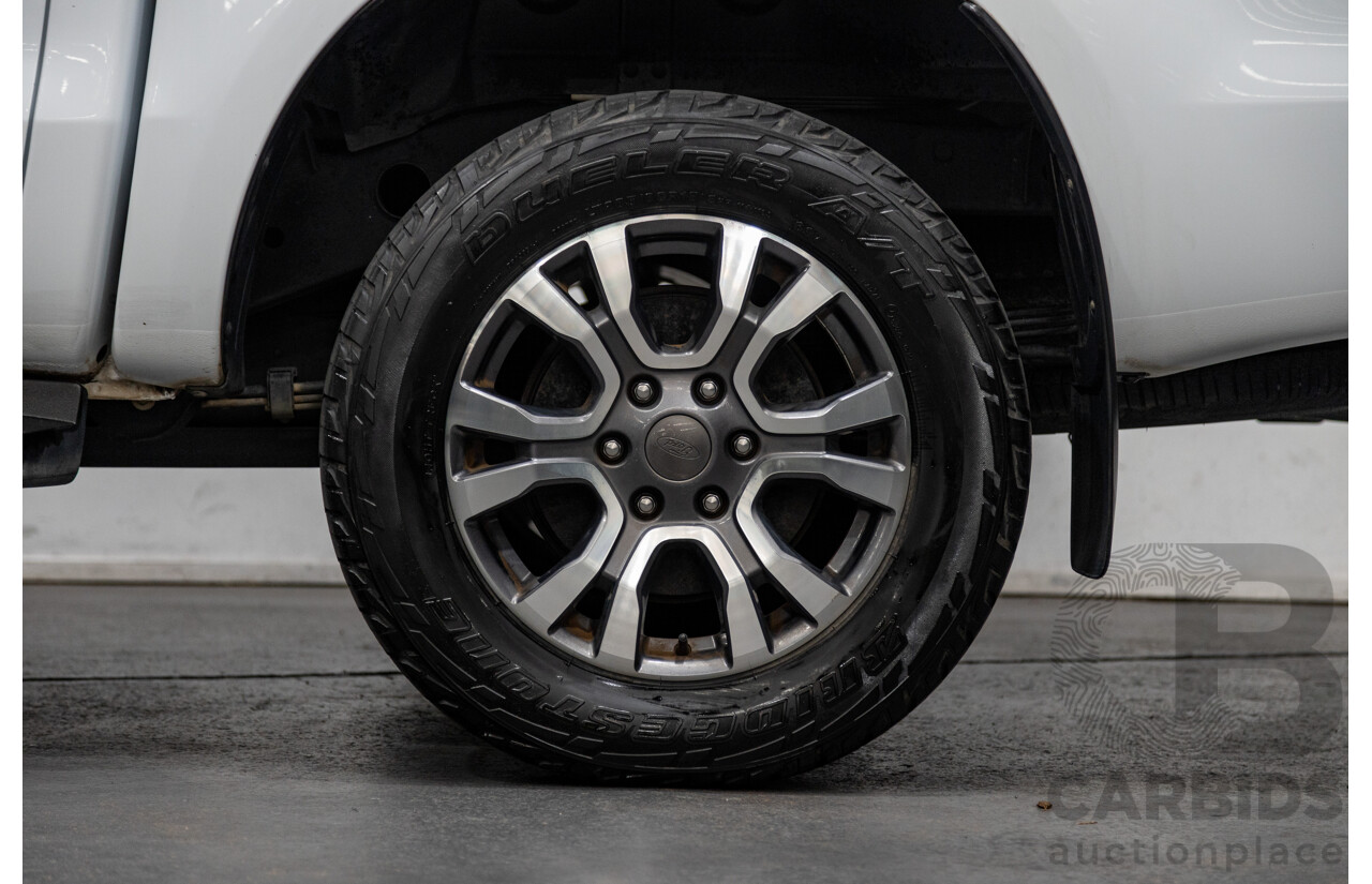 7/2017 Ford Ranger Wildtrak 3.2 (4x4) PX MKII MY17 4d Dual Cab P/Up White Turbo Diesel 3.2L