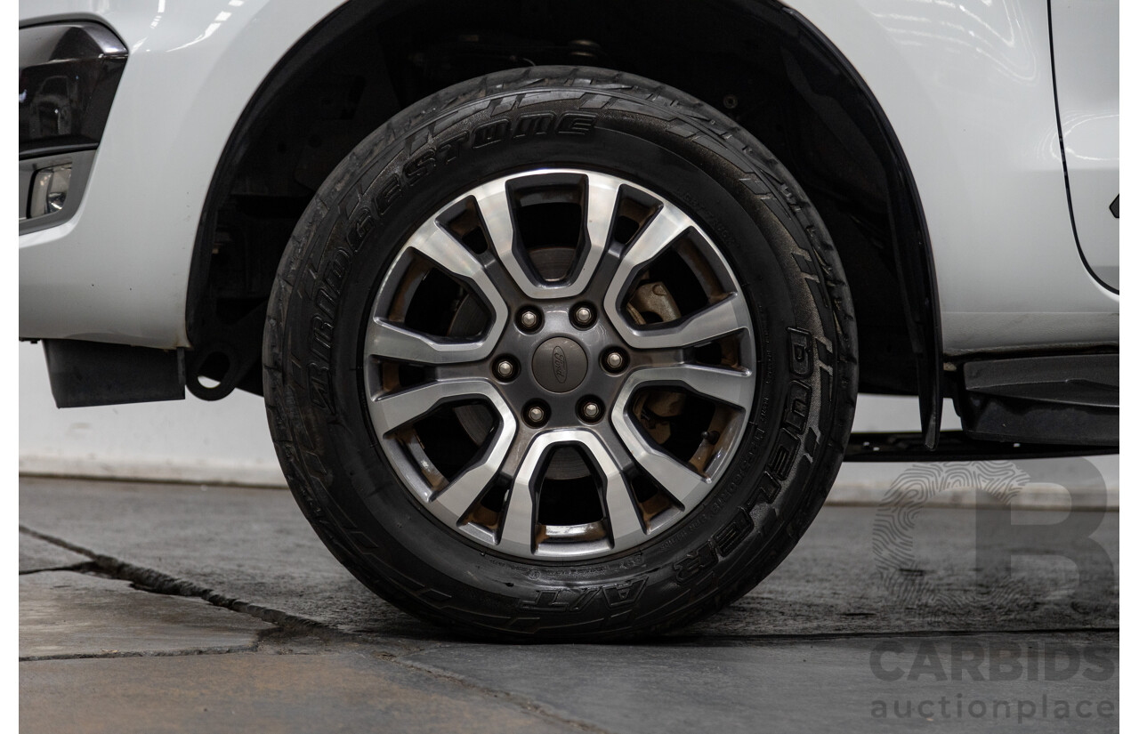 7/2017 Ford Ranger Wildtrak 3.2 (4x4) PX MKII MY17 4d Dual Cab P/Up White Turbo Diesel 3.2L