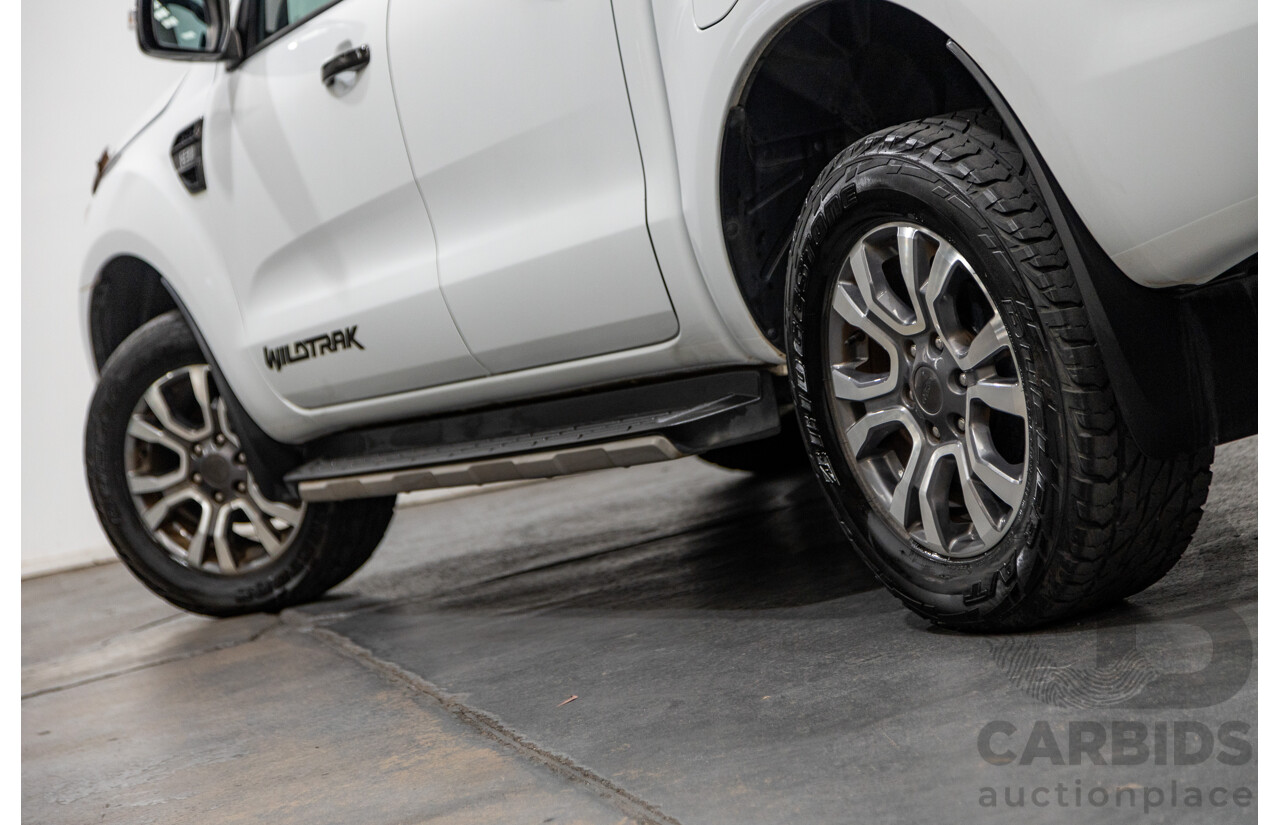 7/2017 Ford Ranger Wildtrak 3.2 (4x4) PX MKII MY17 4d Dual Cab P/Up White Turbo Diesel 3.2L