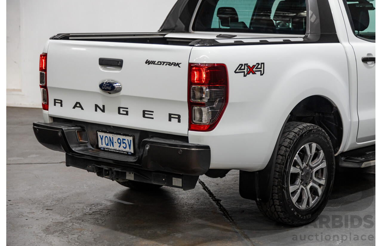 7/2017 Ford Ranger Wildtrak 3.2 (4x4) PX MKII MY17 4d Dual Cab P/Up White Turbo Diesel 3.2L