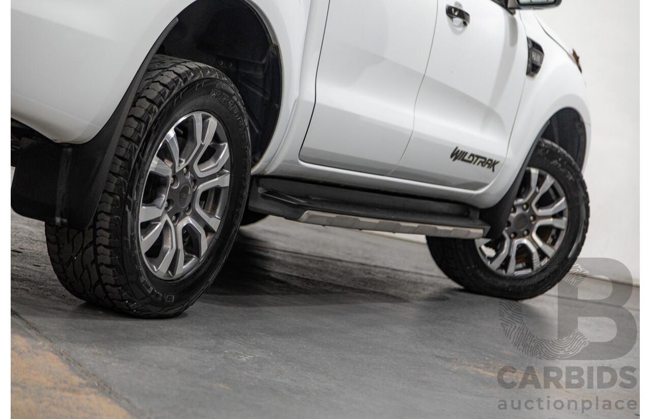 7/2017 Ford Ranger Wildtrak 3.2 (4x4) PX MKII MY17 4d Dual Cab P/Up White Turbo Diesel 3.2L