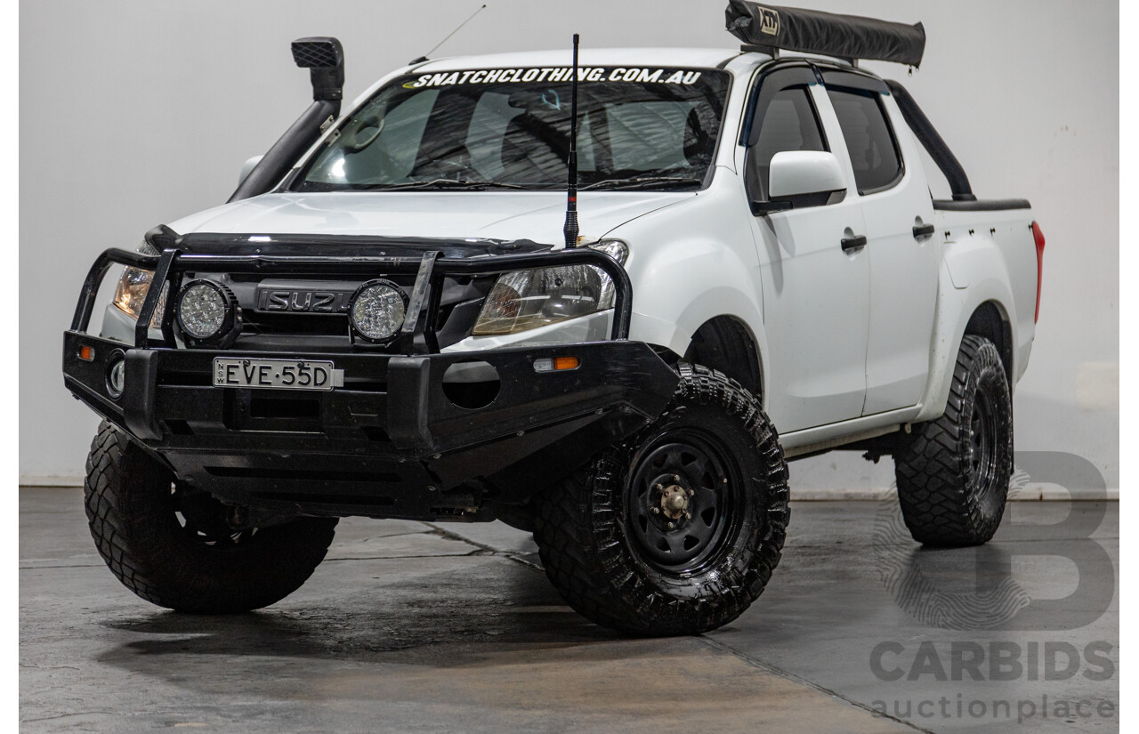 11/2012 Isuzu D-Max SX TF MY12 Crew Cab Utility White Turbo Diesel 3.0L