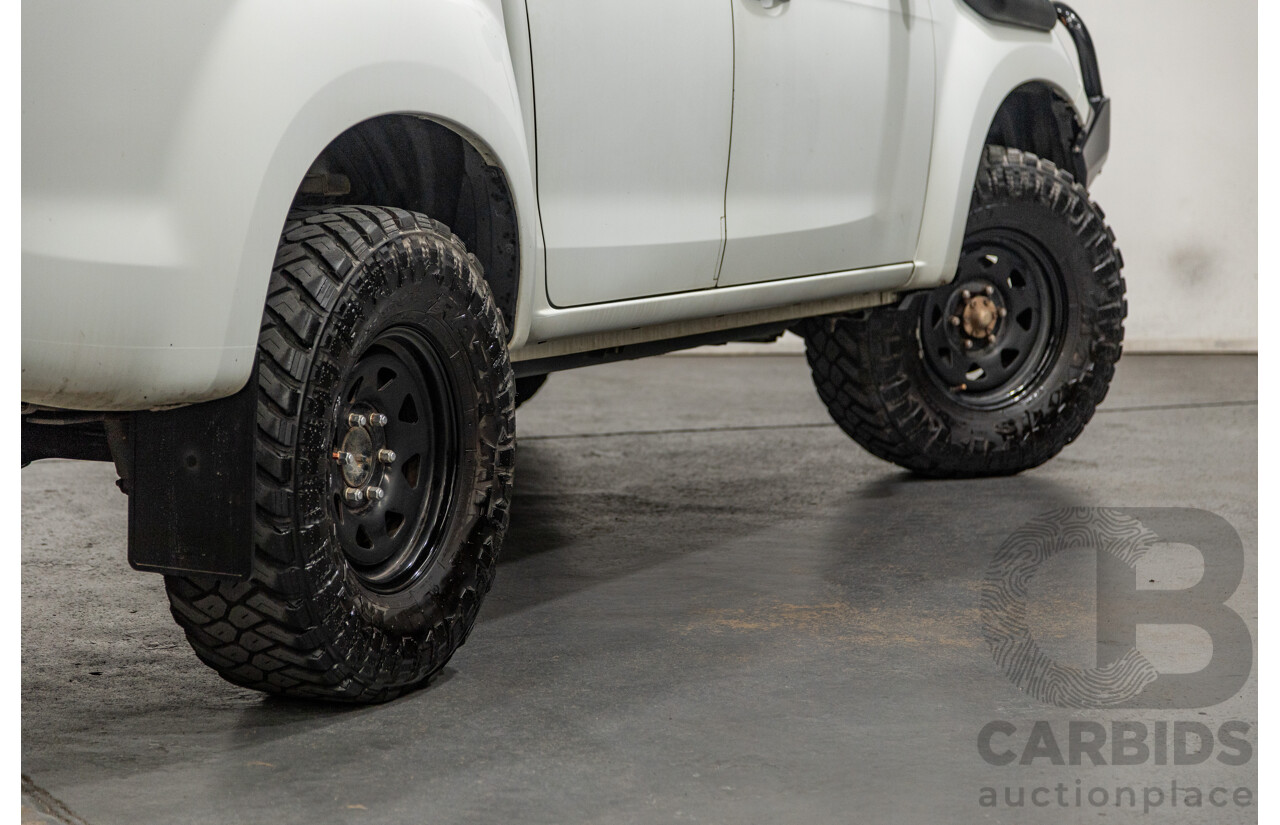 11/2012 Isuzu D-Max SX TF MY12 Crew Cab Utility White Turbo Diesel 3.0L