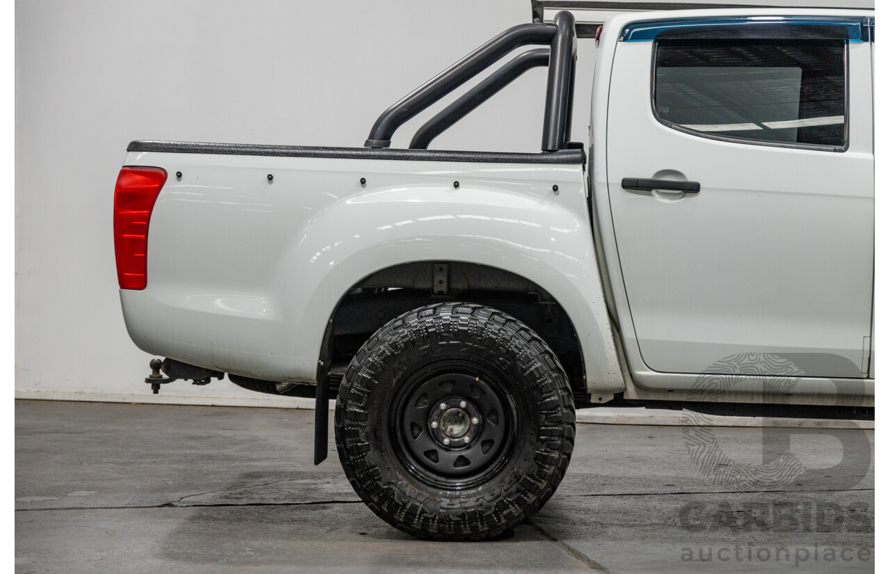 11/2012 Isuzu D-Max SX TF MY12 Crew Cab Utility White Turbo Diesel 3.0L