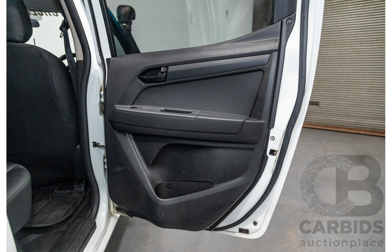 11/2012 Isuzu D-Max SX TF MY12 Crew Cab Utility White Turbo Diesel 3.0L