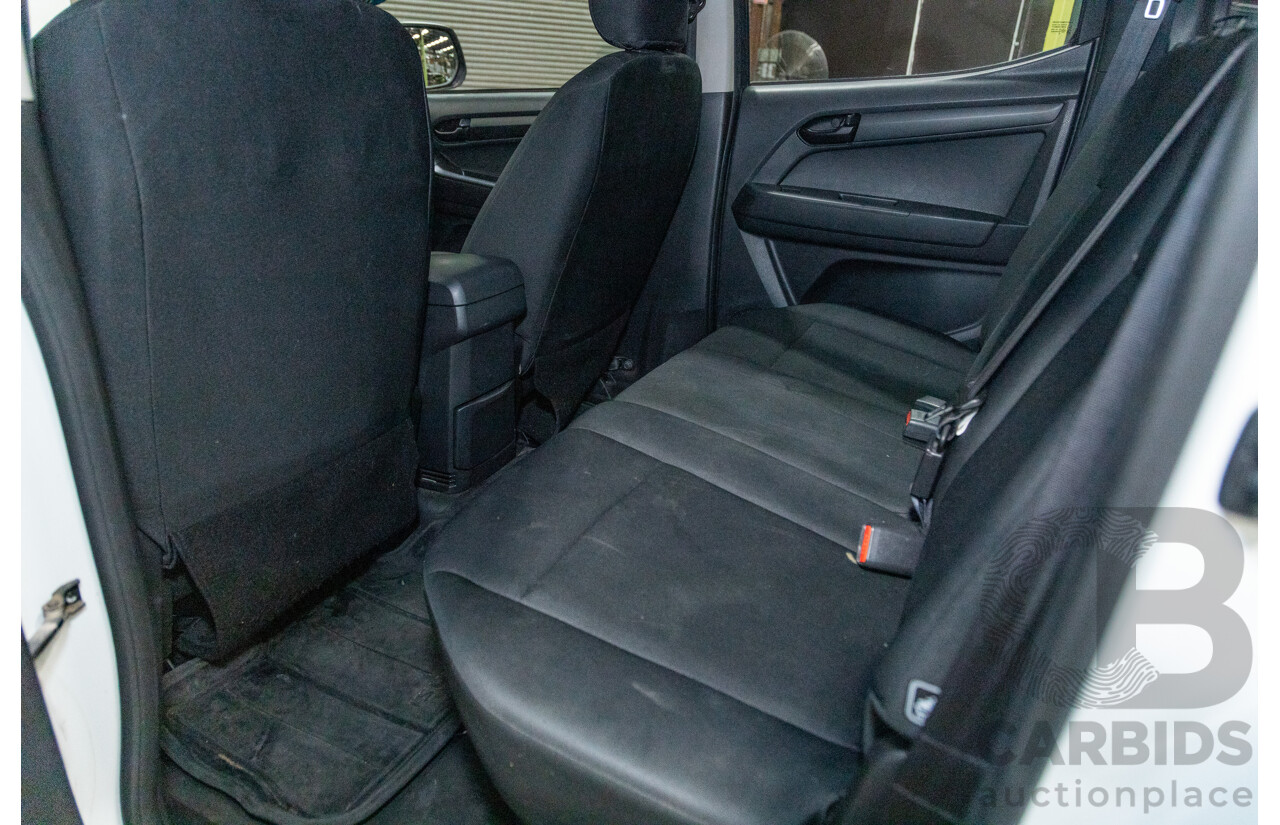 11/2012 Isuzu D-Max SX TF MY12 Crew Cab Utility White Turbo Diesel 3.0L