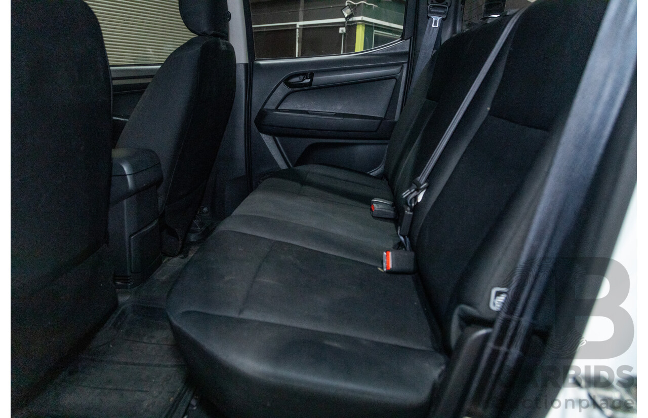 11/2012 Isuzu D-Max SX TF MY12 Crew Cab Utility White Turbo Diesel 3.0L