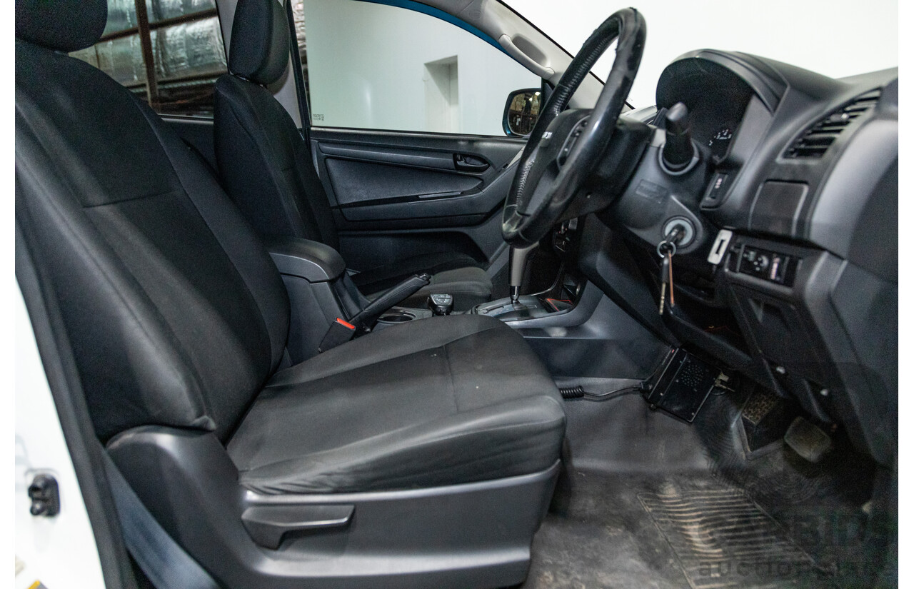 11/2012 Isuzu D-Max SX TF MY12 Crew Cab Utility White Turbo Diesel 3.0L