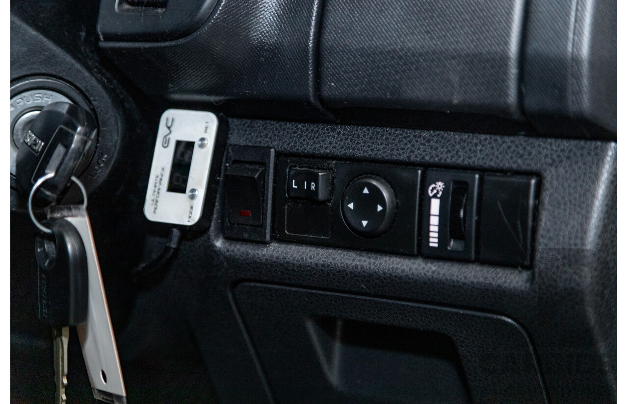 11/2012 Isuzu D-Max SX TF MY12 Crew Cab Utility White Turbo Diesel 3.0L