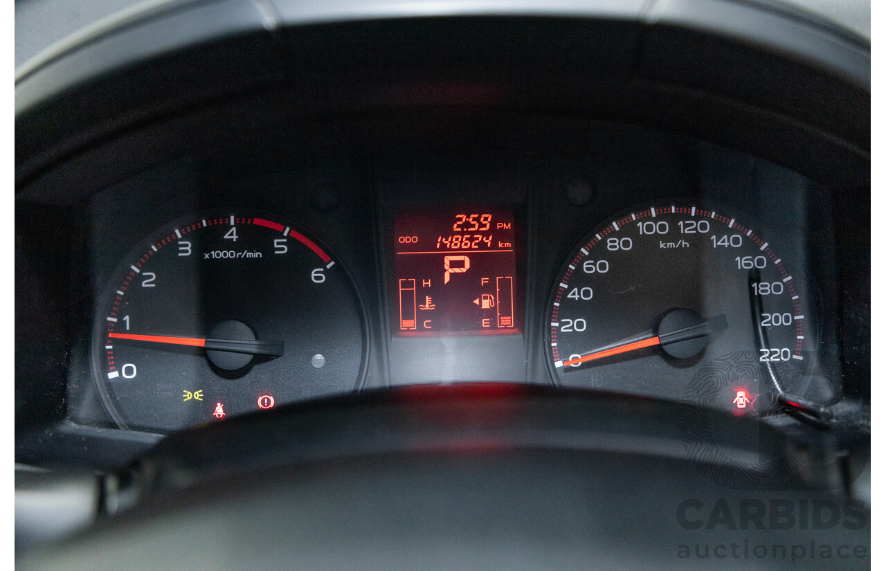 11/2012 Isuzu D-Max SX TF MY12 Crew Cab Utility White Turbo Diesel 3.0L