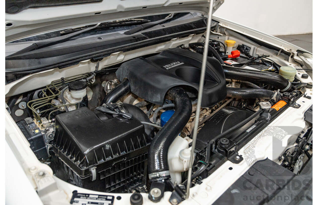 11/2012 Isuzu D-Max SX TF MY12 Crew Cab Utility White Turbo Diesel 3.0L