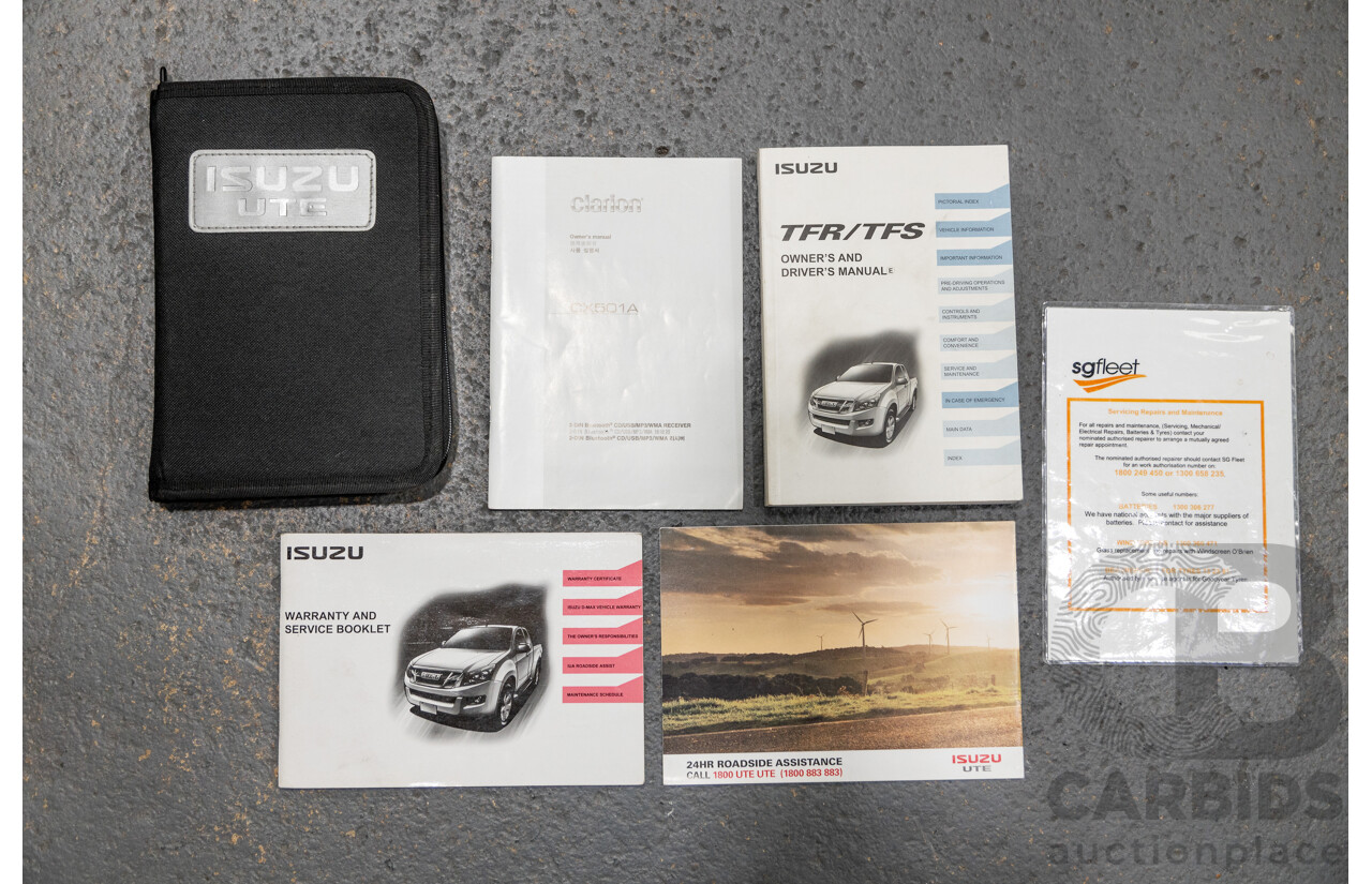 11/2012 Isuzu D-Max SX TF MY12 Crew Cab Utility White Turbo Diesel 3.0L