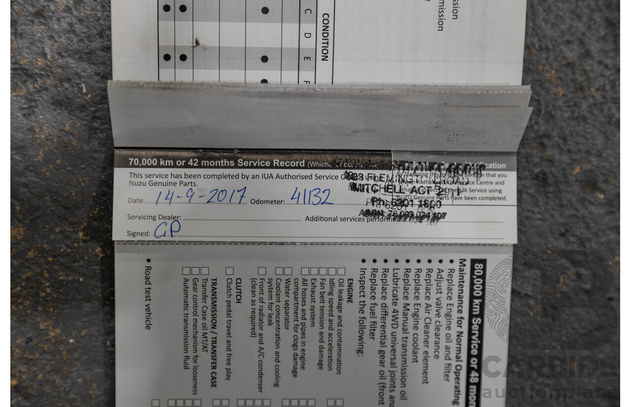 11/2012 Isuzu D-Max SX TF MY12 Crew Cab Utility White Turbo Diesel 3.0L