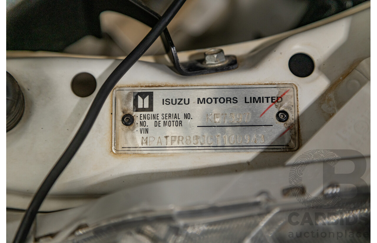 11/2012 Isuzu D-Max SX TF MY12 Crew Cab Utility White Turbo Diesel 3.0L