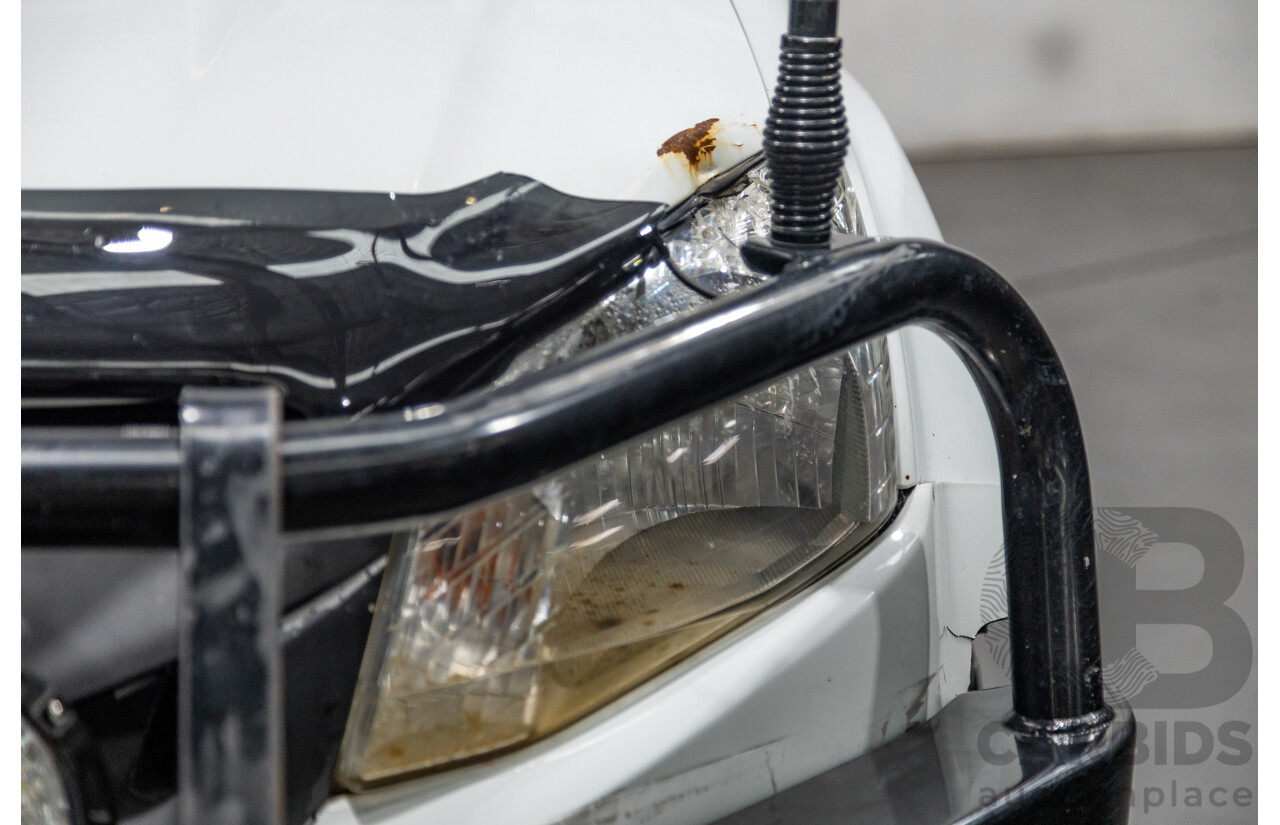 11/2012 Isuzu D-Max SX TF MY12 Crew Cab Utility White Turbo Diesel 3.0L