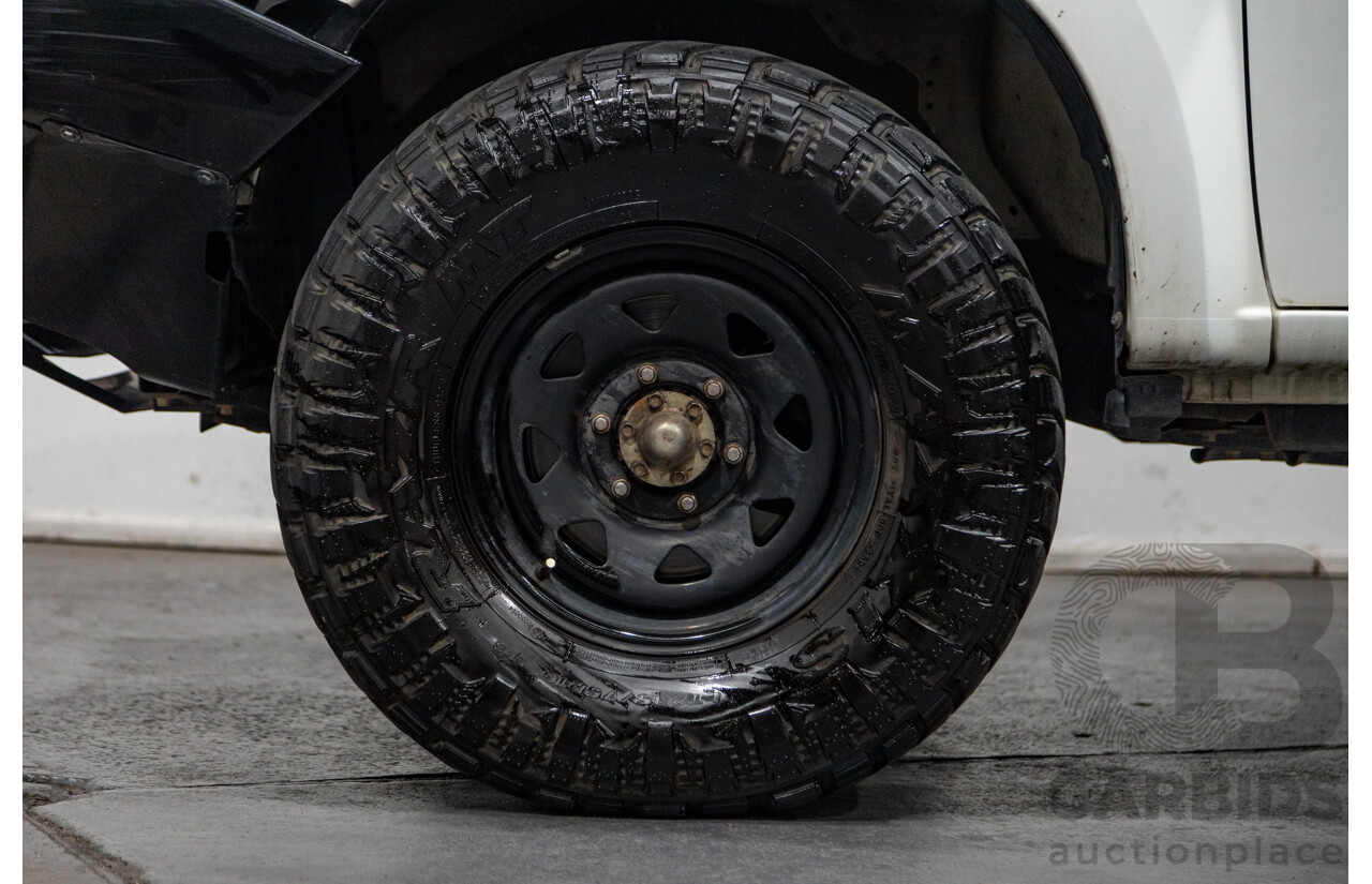 11/2012 Isuzu D-Max SX TF MY12 Crew Cab Utility White Turbo Diesel 3.0L