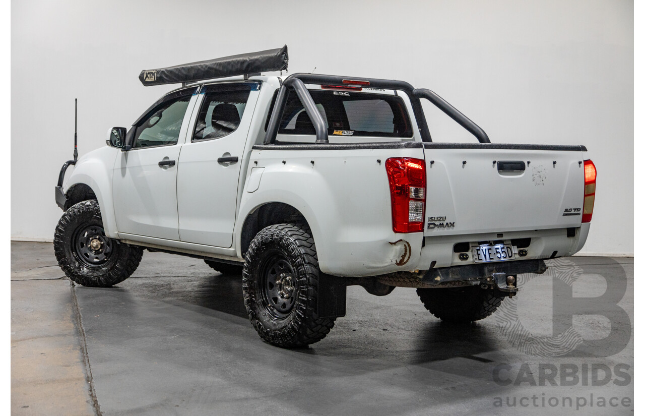 11/2012 Isuzu D-Max SX TF MY12 Crew Cab Utility White Turbo Diesel 3.0L