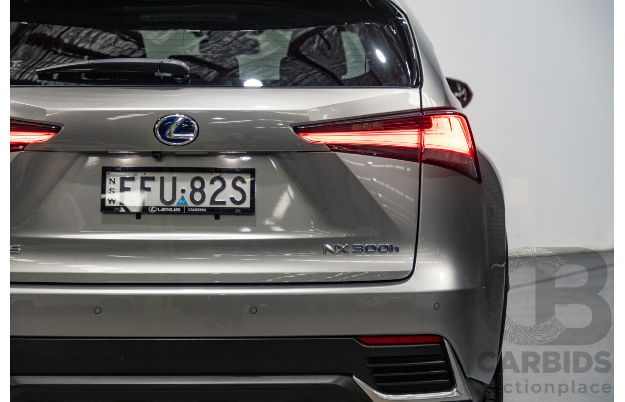 05/2020 Lexus NX300h Sports Luxury Hybrid (AWD) AYZ15R MY20 4d Wagon Titanium Metallic Grey 2.5L / 105kw Hybrid