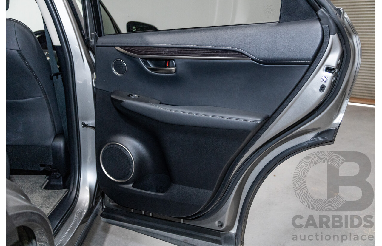 05/2020 Lexus NX300h Sports Luxury Hybrid (AWD) AYZ15R MY20 4d Wagon Titanium Metallic Grey 2.5L / 105kw Hybrid