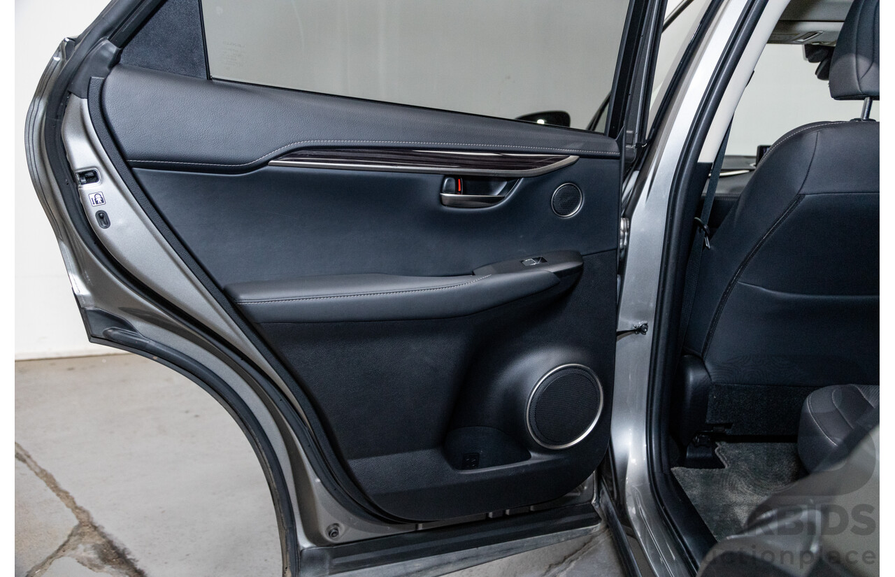 05/2020 Lexus NX300h Sports Luxury Hybrid (AWD) AYZ15R MY20 4d Wagon Titanium Metallic Grey 2.5L / 105kw Hybrid