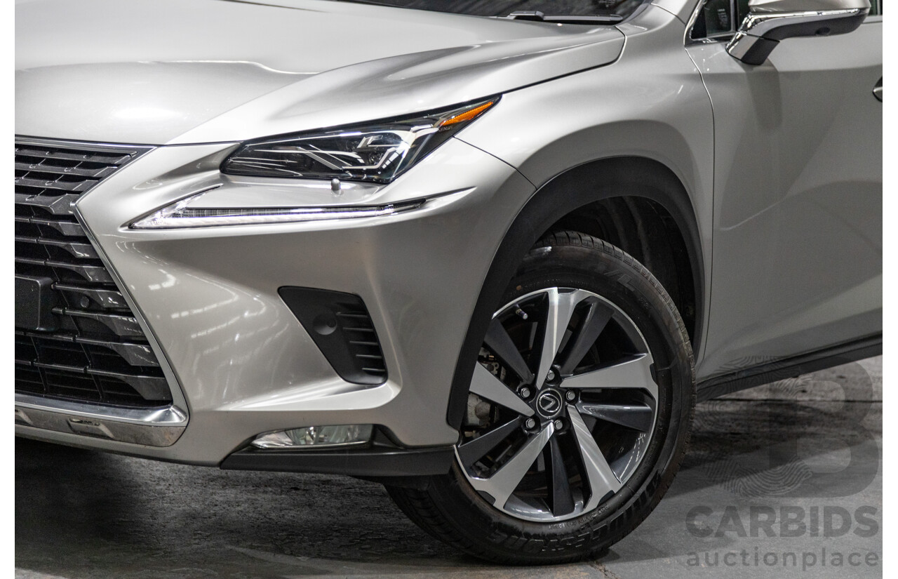 05/2020 Lexus NX300h Sports Luxury Hybrid (AWD) AYZ15R MY20 4d Wagon Titanium Metallic Grey 2.5L / 105kw Hybrid