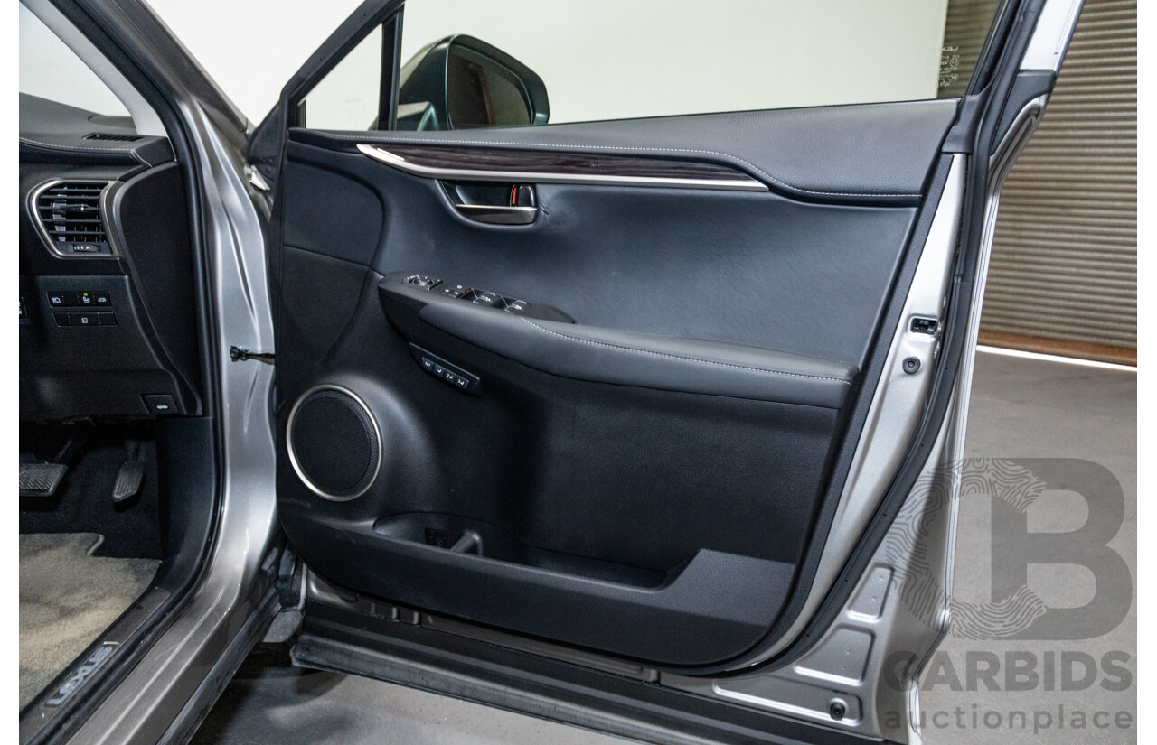 05/2020 Lexus NX300h Sports Luxury Hybrid (AWD) AYZ15R MY20 4d Wagon Titanium Metallic Grey 2.5L / 105kw Hybrid