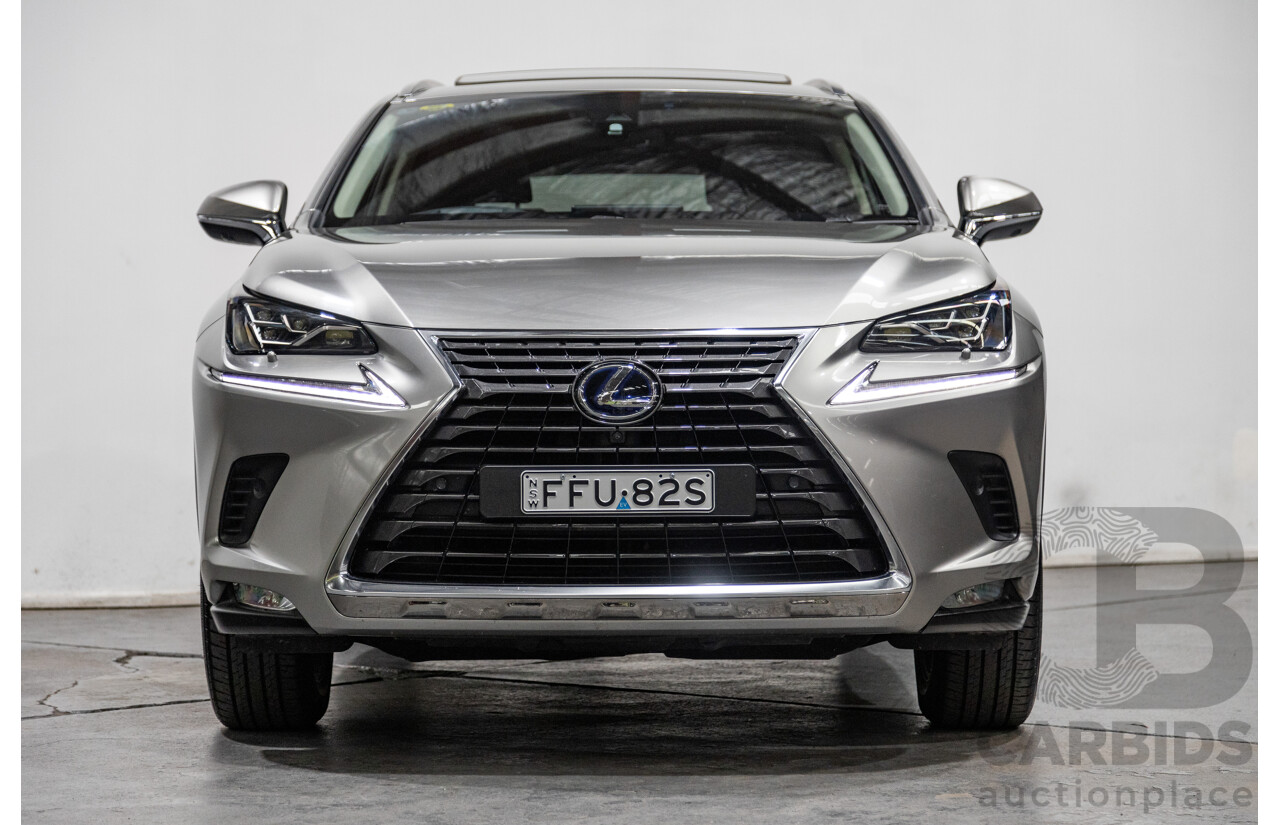 05/2020 Lexus NX300h Sports Luxury Hybrid (AWD) AYZ15R MY20 4d Wagon Titanium Metallic Grey 2.5L / 105kw Hybrid