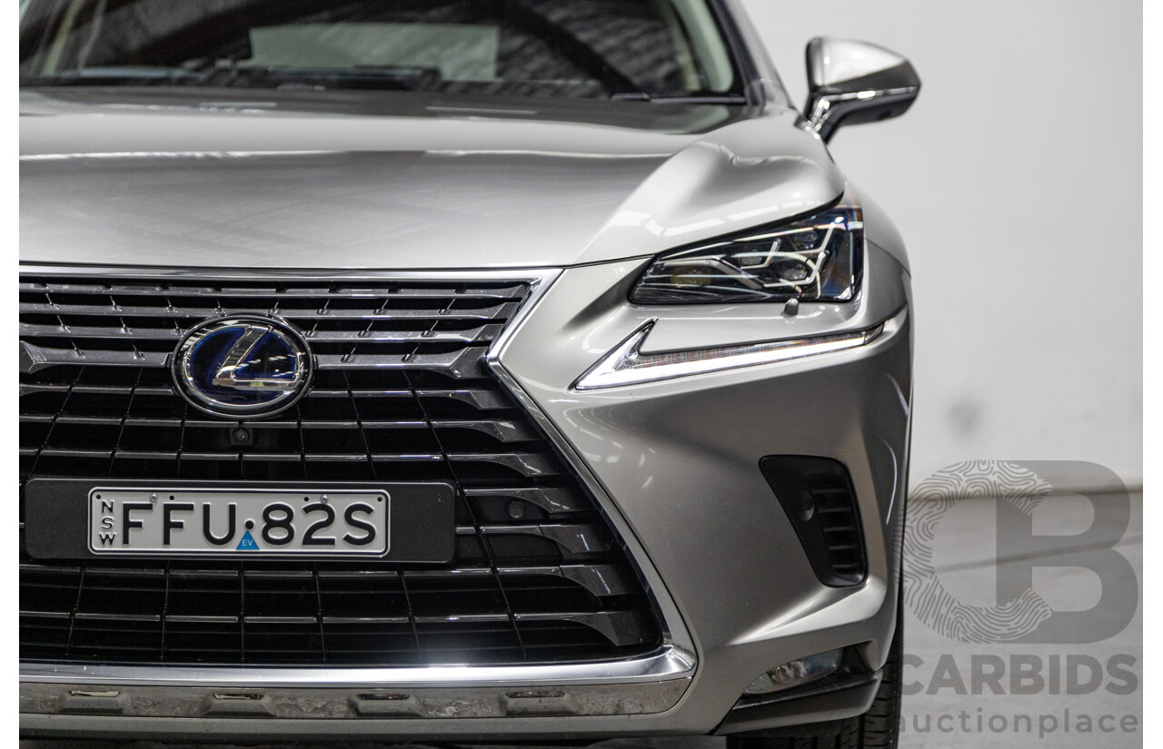 05/2020 Lexus NX300h Sports Luxury Hybrid (AWD) AYZ15R MY20 4d Wagon Titanium Metallic Grey 2.5L / 105kw Hybrid