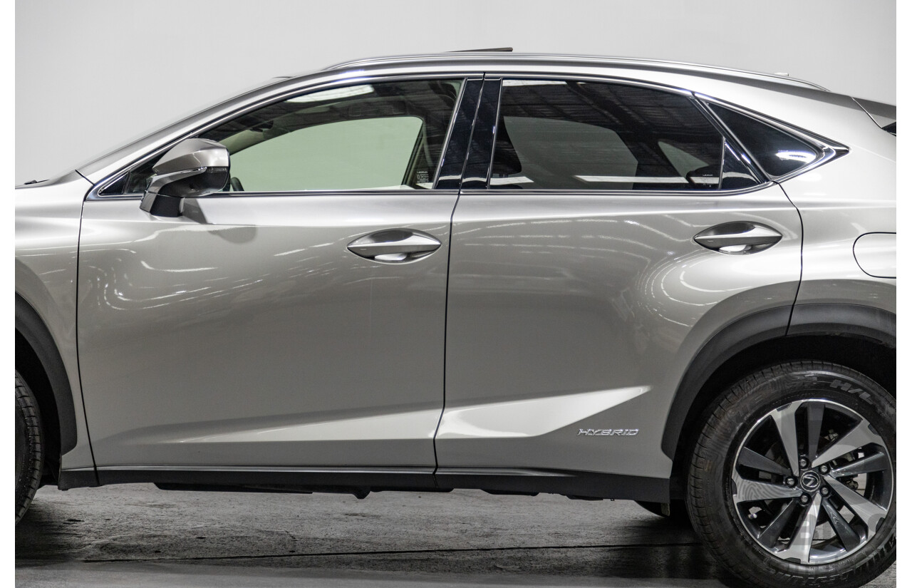 05/2020 Lexus NX300h Sports Luxury Hybrid (AWD) AYZ15R MY20 4d Wagon Titanium Metallic Grey 2.5L / 105kw Hybrid