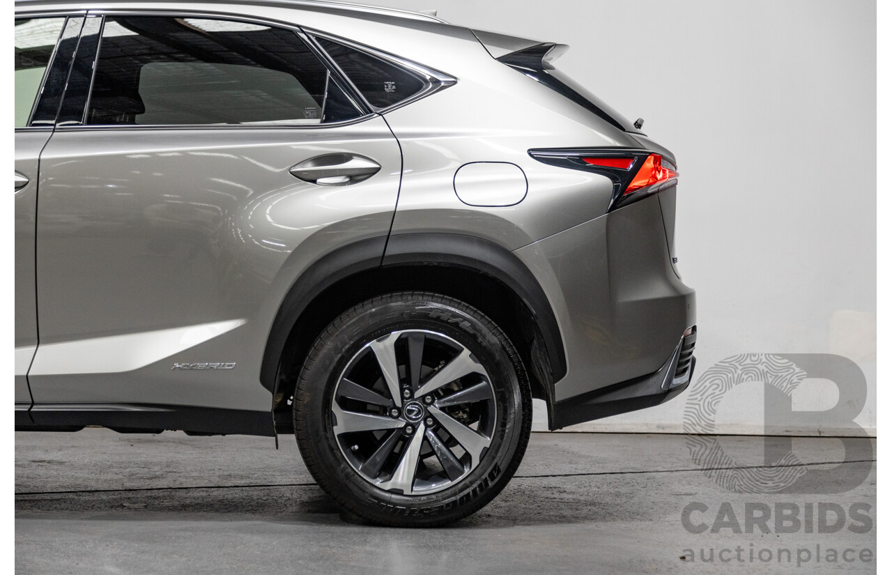 05/2020 Lexus NX300h Sports Luxury Hybrid (AWD) AYZ15R MY20 4d Wagon Titanium Metallic Grey 2.5L / 105kw Hybrid